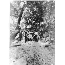 Crossing at Black River above the proposed dam site, Townsville, ca.1942 