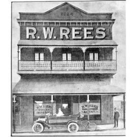 Premises of R.W. Rees, general importer and manufacturers agent, Townsville, 1913 