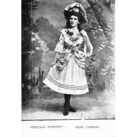 Miss Fisher as Phyllis in the Townsville Opera Troupe's production of Dorothy, 1896. 