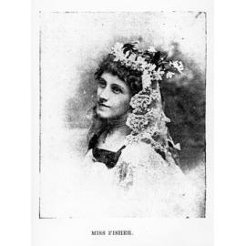 Miss Fisher, a member of the Townsville Opera Troupe, 1896. 