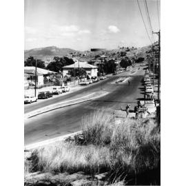 Road works on Wills Street, Townsville. 