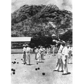 North Ward Bowling Green, Paxton Street, Townsville, 1956. 