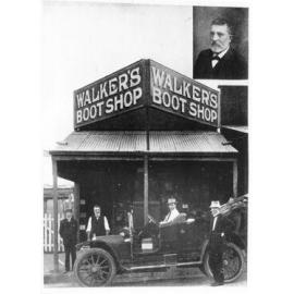 Mr. F.J. Walker's Boot Shop, Flinders Street, 1913 