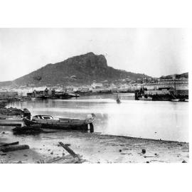 The inner harbour, Ross Creek, and Castle Hill, Townsville 