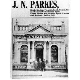 Premises of J.N. Parkes, Real Estate Agent, Flinders Street, Townsville, 1913