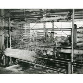 Manufacturing chain wire at the Cyclone Company of Australia on Dalrymple Road. 
