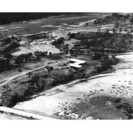 Rowes Bay Country club building, three months after completion, Townsville 1969. Aerial view. 