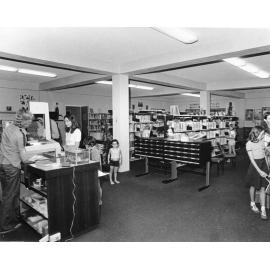 Aitkenvale library, Townsville, junior section, 1978. 