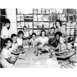 The School Library Association of North Queensland workshop for grade VI students, Townsville Municipal Library, 1968 