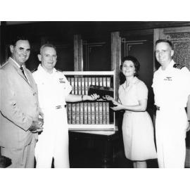 Presentation of a set of Encyclopaedia Americana to the Library, Townsville, 1965 