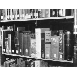 [Portion of the Reference Collection, City Library, Townsville, 1978] 