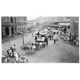 Armistice Day Procession, Flinders Street, 1918 