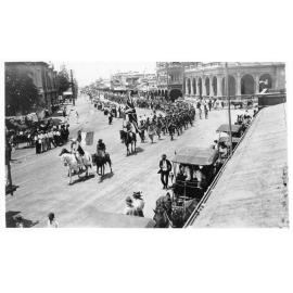 Procession, Flinders Street. 