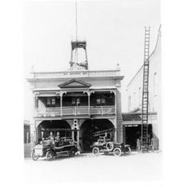 Fire station, Flinders Street, Townsville, 1924. 