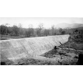 Completed Black weir, before filling, Townsville, 1934. 