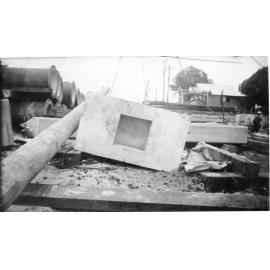 Pile cap, Pressure main, Ross River, Townsville. 