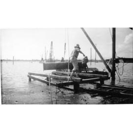 Pressure main, Ross River, Townsville, February 1939. 