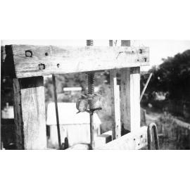 Pump wells. Jack rods and jacks on moving forms. Townsville. 