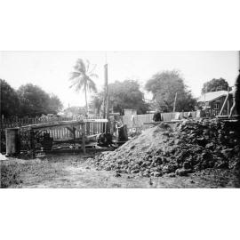 Sewerage and drainage, off Third Avenue, South Townsville, August 1938. 