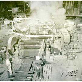 Processing copper at the Copper Refinery, Townsville. 