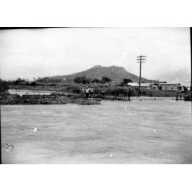 Flooding at Sandy Crossing, Queens Road, Townsville, 1968. 