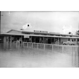Flooding at Woolworths Supermarket, Charters Towers Road, Townsville, 1968