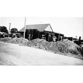Excavations in Allen Street, across Perkins Street, South Townsville. 