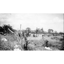 [Laying pipes to the Treatment works], January 1939, Townsville. 