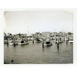 Small boat anchorage in Ross Creek, Townsville. 