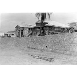 Retaining wall, Sturt Street Cutting, Townsville, January 1960