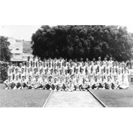 Olympic torch runners, Townsville, 1956. 