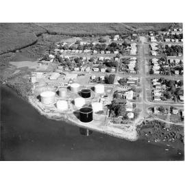 Oil installations, Townsville harbour. 