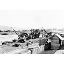 Reclamation works, Western breakwater, Townsville 