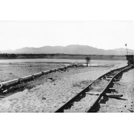 Suction dredge delivery area, Western breakwater reclamation area, Townsville, December 1900 