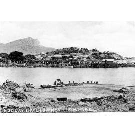 Holiday time, Townsville wharf 