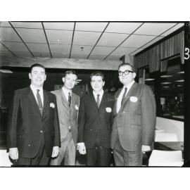 Company executives at the opening of the Woolworths Big W store, Flinders Street, Townsville, 12th March, 1969