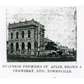 Premises of Aplin, Brown and Crawshay, Ltd., Townsville, 1897