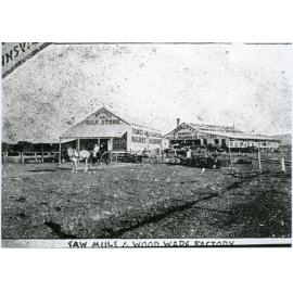 Rooney & Co., sawmill, Ross River, Railway Estate, Townsville, 1906
