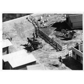 Model of early Townsville, Clifton and Aplin Brothers, detail of the model