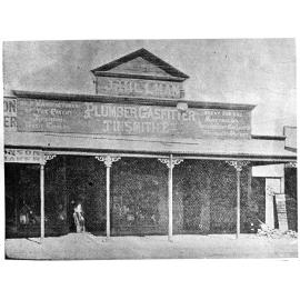 J. Hillman, plumber, gasfitter, tinsmith and ironworker, premises on Flinders Street, Townsville, 1913