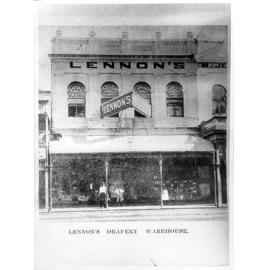 Lennon's drapery warehouse, Flinders Street, Townsville, 1901