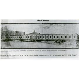 Burns Philp and Co., Ltd., extension to their warehouse, Flinders Street East, Townsville, 1913