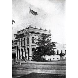 Brownhill, Kirk and Company's premises on the corner of Flinders and Denham Streets, Townsville, 1906