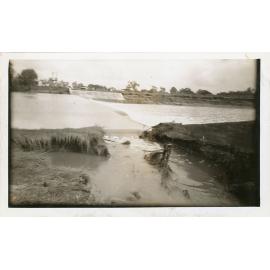 Ross River at Gleeson's Weir, Townsville, 9.00a.m., Tuesday 12th February, ca 1938