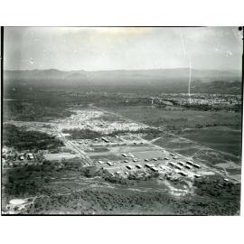 Aerial view of Lavarack Barracks, Townsville, 20 March 1967. 