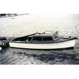 Our launch Nestor used to ferry engineers, troops, supplies and cargo to and from aircraft, Townsville, 1942 or 1943