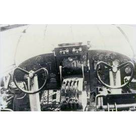 Cockpit of the S23 Flying Boat, Townsville, 1942
