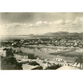 View of Flinders Street East, Ross Creek and South Townsville, 1924
