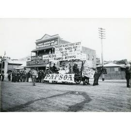 Protestant Alliance Friendly Society in the Eight Hour Day parade, Sturt Street, Townsville, 1912