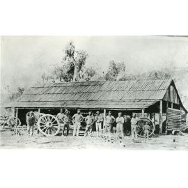 Benton's Blacksmith Shop, corner of Evans and Bundock Streets Belgian Gardens, Townsville, circa 1880